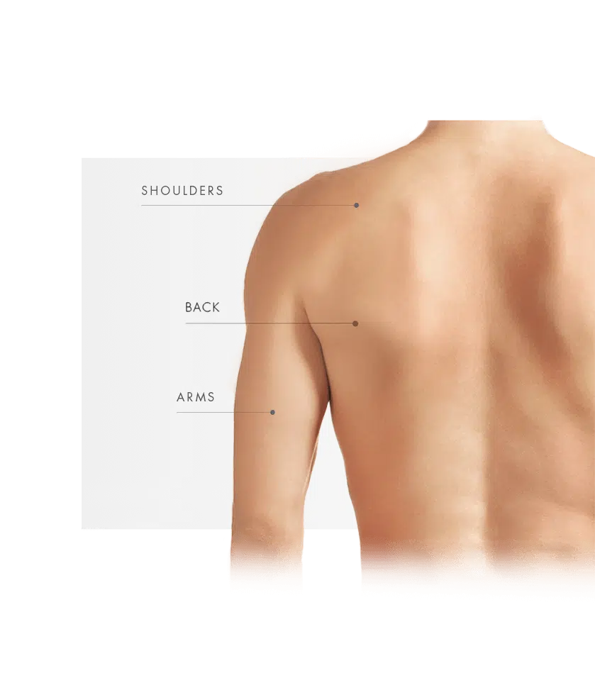 treatable area hydrafacial men back