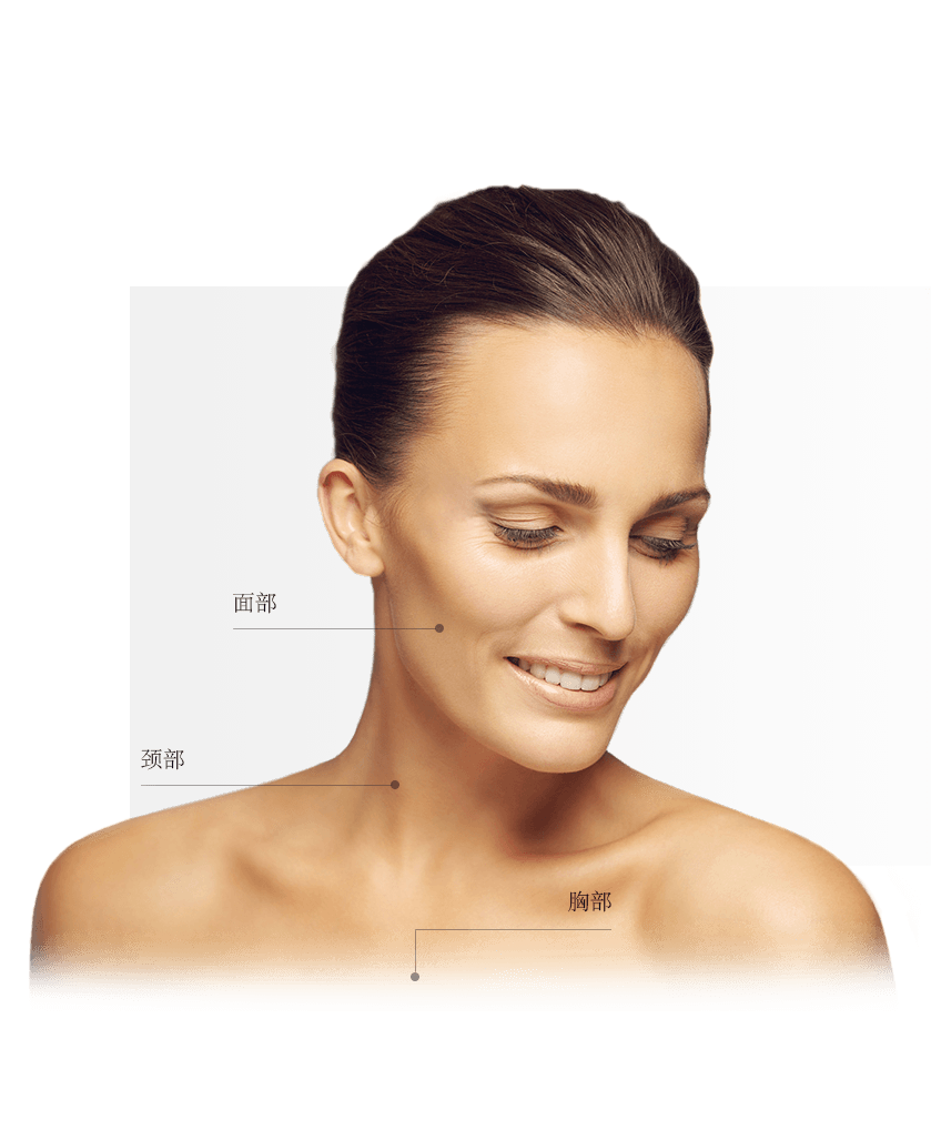 Photorajeunissement zones visage femme