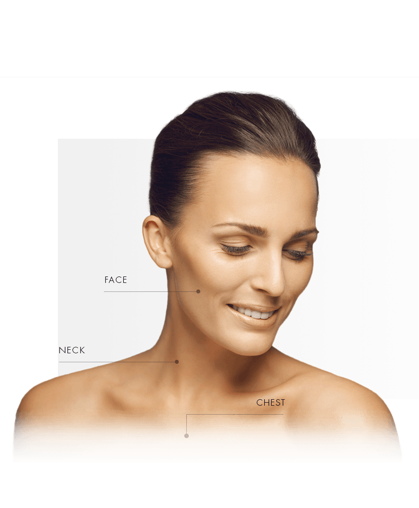 Nono laser peel for face, neck and chest