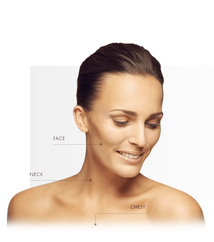 Bela treatment for the face, neck and chest