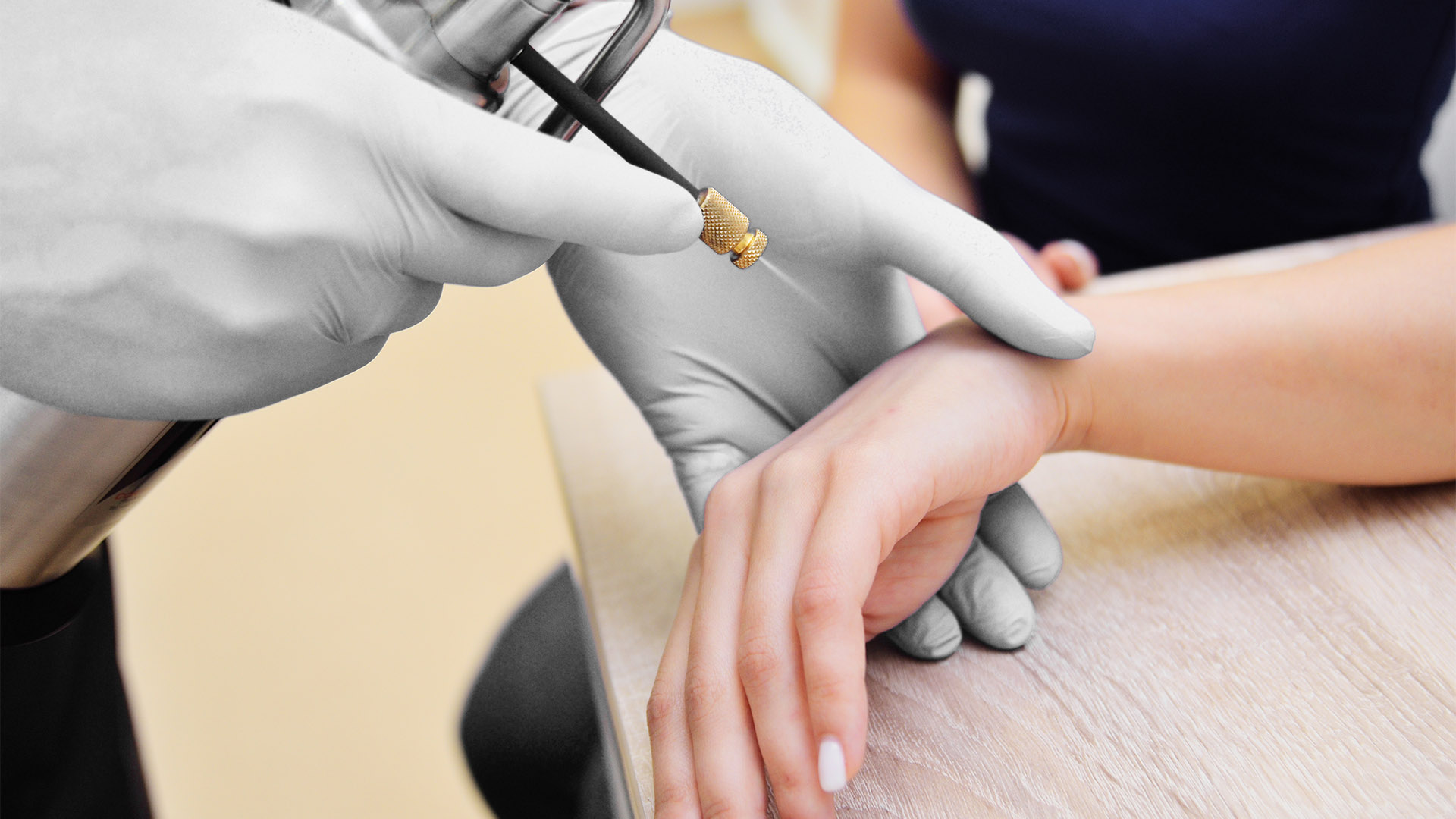 A photo of a dermapure clinic procedure room