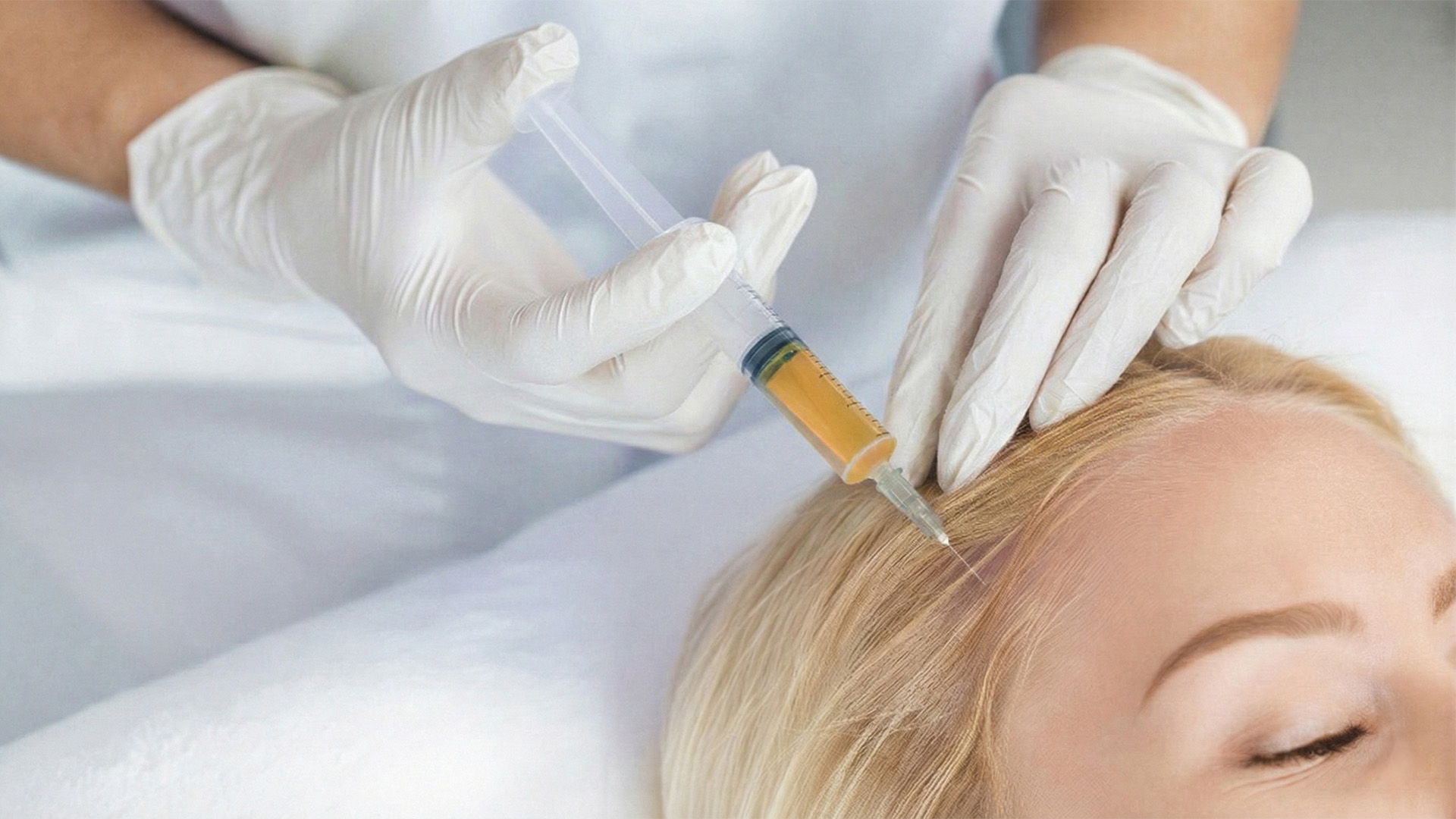 A dermapure physician treating a patient